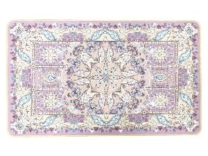 新品　岡重　OKAJIMA　洗える滑り止め付き　玄関マット（パープル）